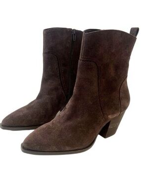 Lucky Brand Dark Brown Leather Boots